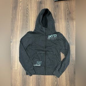 Fox zip up hoodie